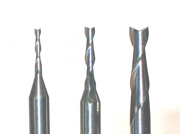 2,6 mm VHM-Fräser Diamantverzahnt 3,175 mm Schaft 